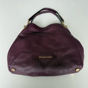 Michael Kors Dark Purple Leather shoulder bag